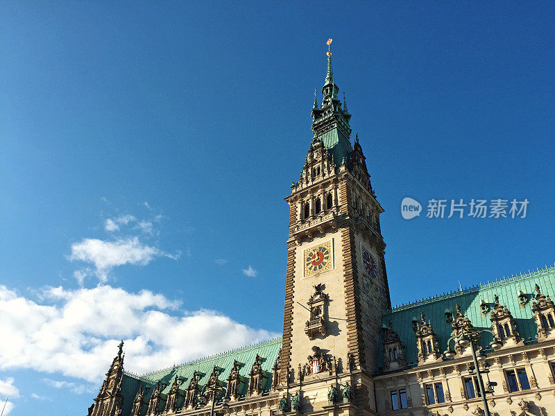 汉堡Rathaus - Mobilestock图像